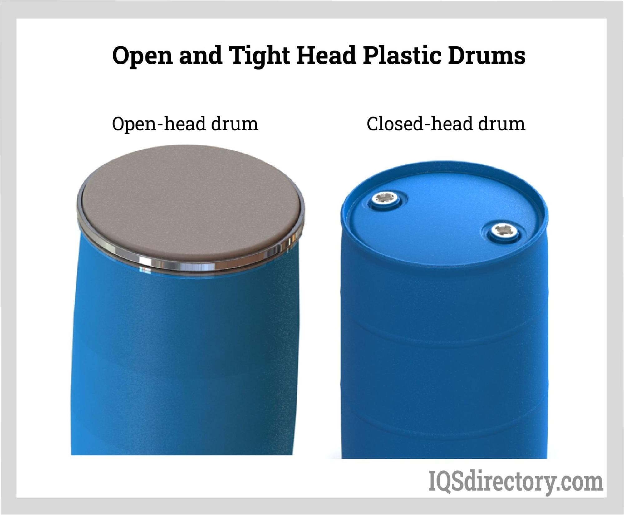 Open and Tight Head Plastic Drums Open and Tight Head Plastic Drums
